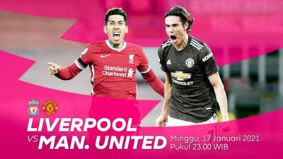 Link Live Streaming Liverpool vs Manchester United, Siaran Liga Inggris di NET TV