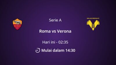 Link Live Streaming AS Roma vs Hellas Verona – Liga Italia
