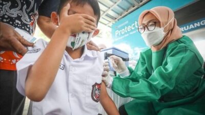 Vaksinasi Anak Usia 6-11 tahun di Kota Bandung Sasar 223.175 Siswa SD dan MI 