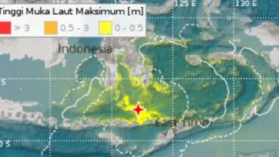 Waspada, Akibat Gempa 7.4 Magnitudo NTT, BMKG Deteksi Tsunami di 5 Provinsi