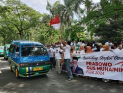 Ratusan Relawan Deklarasi Prabowo-Gus Muhaimin Maju Pilpres 2024 