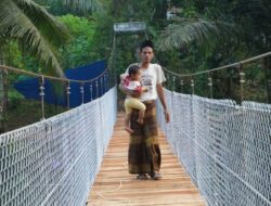 Jabar Quick Response Bikin Warga 2 Desa di Ciamis Tak Lagi Nyebrang Jembatan Rusak