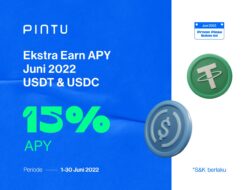 Aplikasi PINTU Perpanjang Program Pintu Earn 15% APY Hingga 30 Juni 2022