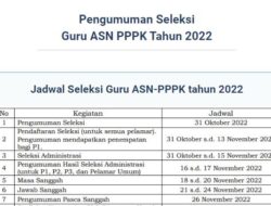 Jadwal Lengkap PPPK Guru 2022 dan Link Pendaftaran: Klik sscasn.bkn.go.id