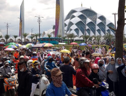 Bantu Rekayasa Lalu Lintas Masjid Al Jabbar, Dishub Kota Bandung Siagakan 38 Personel