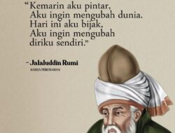 5 Kata Bijak Menentramkankan Jiwa dari Djalaludin Rumi