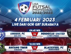 Jadwal Acara TV MNCTV Sabtu 4 Februari 2023: Ada Liga Futsal Profesional, Upin Ipin, Kilau Uang Kaget dan Bedah Rumah