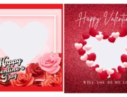 TERBARU, 20 Design Twibbon Valentine’s Day 2023 untuk Dibagikan di Facebook, Instagram, Twitter hingga Status WhatsApp