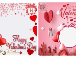 Kumpulan Link Twibbon Valentine’s Day Paling Bagus untuk Facebook, Instagram, Twitter hingga Status WhatsApp