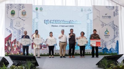 Suport Kemajuan UMKM, bank bjb Salurkan Kredit Mesra di Medan