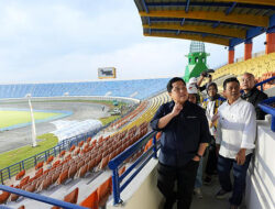 Jelang Piala Dunia U-20, Erick Thohir Cek Kesiapan Stadion si Jalak Harupat