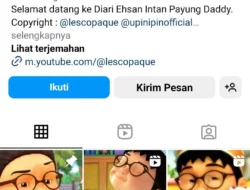 Capai 100 Ribu Lebih Followers, Ehsan di Serial Upin Ipin jadi Influencer di Instagram