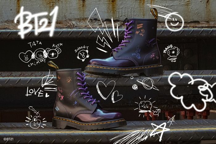 Sepatu Dr. Martens X BT21: Kolaborasi untuk Menghancurkan Batasan Seni, Musik dan Gaya