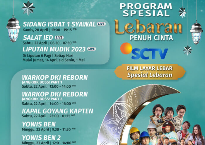 Deretan Program Spesial Lebaran di SCTV, yuk Spill Film Indonesia Baru yang Wajib Ditonton!