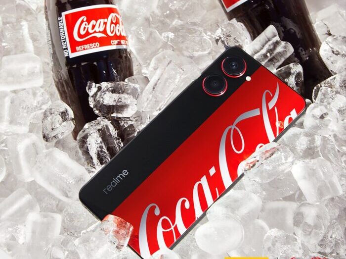 Desain Unik Realme 10 5G yang Berkolaborasi dengan Coca Cola