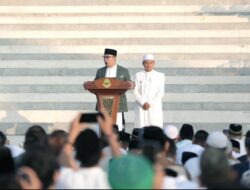 Salat Id Terakhir sebagai Gubernur Jawa Barat, Ridwan Kamil Berpamitan di Masjid Aljabar