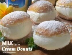 Sajian Lebaran: Resep dan Cara Membuat Milk Cream Donuts yang Empuk dan Lembut