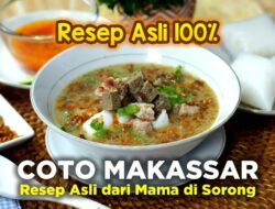 Resep Coto Makassar, Masakan Khas Sulawesi yang Populer