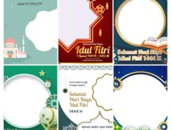25 Desain Twibbon Ucapan Selamat Idul Fitri 2023 Terbaru, Lengkap Cara Posting di Media Sosial