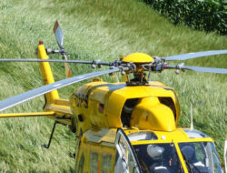 Sebuah Helikopter Jatuh di Kawasan Ciwidey