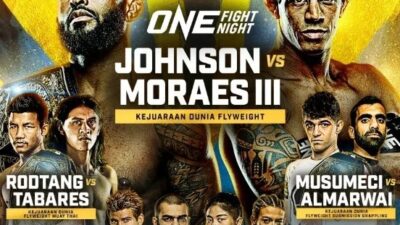 Jangan Lewatkan ONE Fight Night 10 di NET TV, Hadirkan Lagi Trilogi Johnson dan Moraes