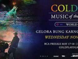 Asyik, Coldplay Juat Tiket Tambahan di Indonesia Seharga Rp315 Ribu