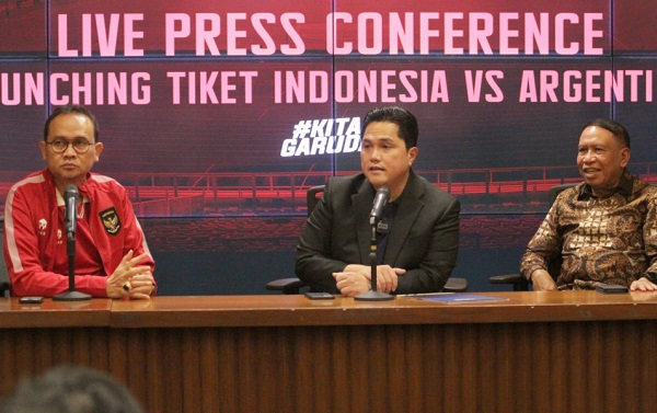 Indonesia vs Argentina, PSSI Buka Kapasitas 60 Ribu Penonton