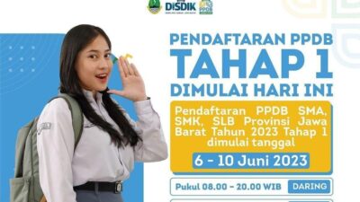 Link Pendaftaran PPDB SMA, SMK dan SLB Jawa Barat 2023 Tahap 1, Cek di Sini Aturannya!