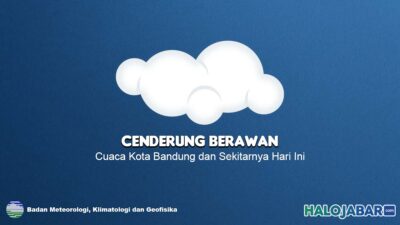 Prakiraan Cuaca Kota Bandung 30 September 2023 : Cenderung Berawan Sepanjang Hari