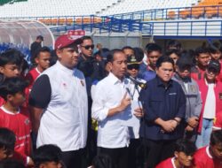 Tinjau Hasil Renovasi SJH dan Proses Seleksi Pemain Timnas U-17, Jokowi Berikan Apresiasi PSSI