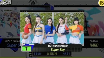 Akhirnya, NewJeans Raih Kemenangan Pertama di M Countdown Lewat Single “Super Shy”