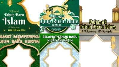 GRATIS, 25 Kumpulan Desain Ucapan Tahun Baru Islam 1 Muharram 1445 Hijriyah Tahun 2023 Lengkap Cara Pasang di FB, IG, dan Twitter