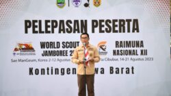 Ridwan Kamil Lepas Kepergian Kontingen Jabar di Jambore Pramuka Dunia, Wakili Indonesia di Korea Selatan