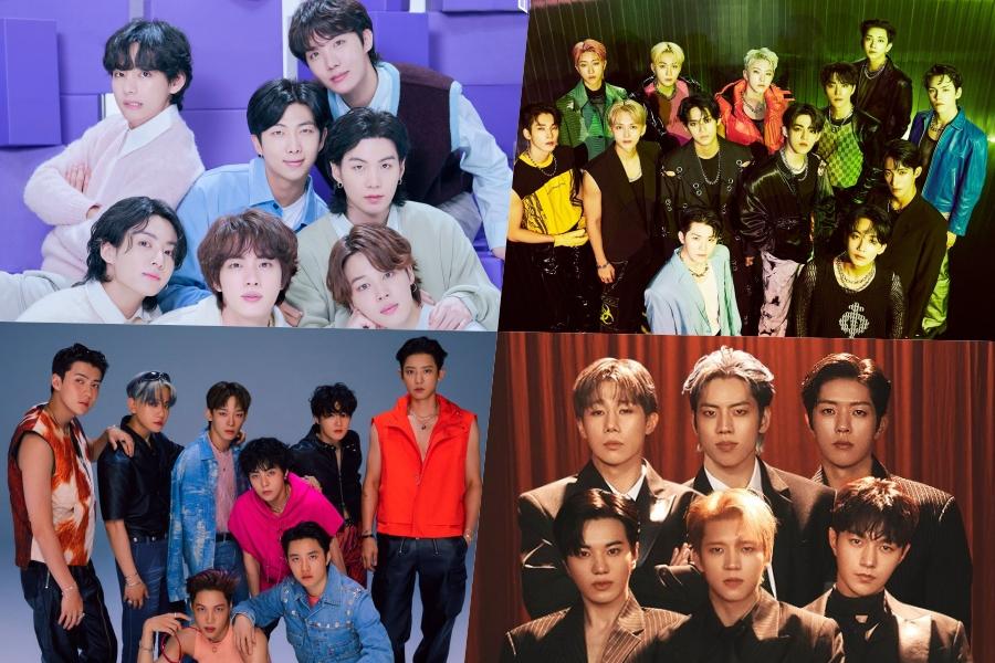 Daftar 30 Peringkat Reputasi Boy Grup K-Pop Agustus 2023