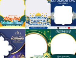 GRATIS, 25 Kumpulan Design Twibbon Maulid Nabi Muhammad SAW Terkeren untuk FB, IG, Twitter hingga WA