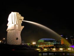 5 Fakta Menarik Patung Merlion Singapura, Ternyata Punya Anak, Lho!