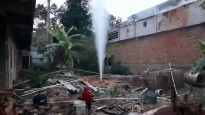 Ramai di Medsos, Badan Geologi Ungkap Penyebab Semburan Air Bercampur Gas di Bogor