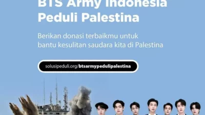 ARMY Indonesia Berhasil Kumpulkan Donasi hingga Rp1 Miliar untuk Bantu Palestina