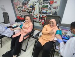 Dalam Rangka Peringatan HUT Ke-24, DWP Kota Bandung Menggelar Donor Darah