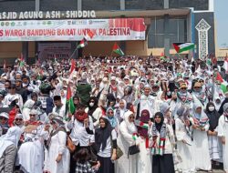 Aksi Solidaritas Kemanusiaan untuk Palestina di KBB, Terkumpul Donasi Hampir Rp1 Miliar