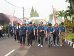 Ratusan Prajurit Armed Ikuti Gerak Jalan Santai HUT ke-78 Armed TNI AD