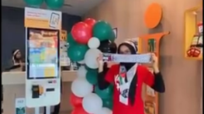 McDonald’s di Indonesia Pasang Dekorasi Tema Palestina, Netizen: Jangan Sampai Terkecoh!