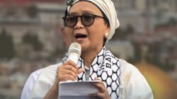 Hadir di Aksi Akbar Bela Palestina, Menlu Tegaskan Kembali Dukungan Indonesia untuk Palestina