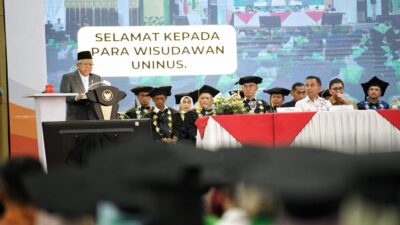 Bey Machmudin Dampingi Kunker Wapres RI di Bandung Wapres Amin beri orasi ilmiah di Uninus