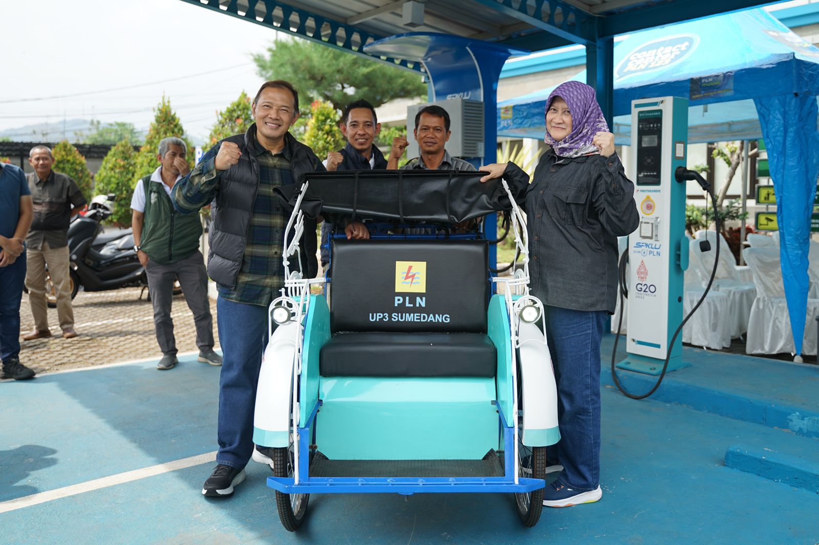 Keren, PLN UID Jabar Ciptakan Becak Listrik Pertama di Indonesia, Transportasi Ramah Lingkungan