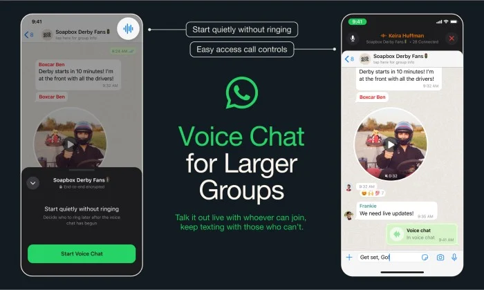 Cara Memulai Voice Chat di Grup WhatsApp