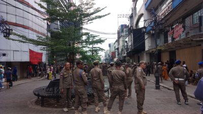 Satpol PP Angkat Bicara Terkait Bentrokan dengan PKL di Jalan Dalem Kaum Bandung