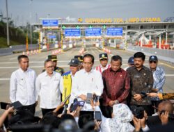 Bey Machmudin Dampingi Presiden Jokowi Resmikan Jalan Tol Pamulang-Cinere-Raya Bogor