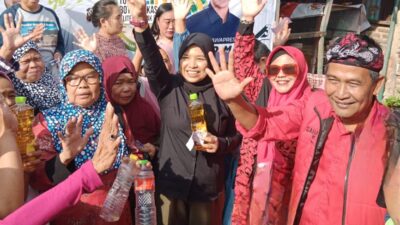 Kampanyekan Ekonomi Hijau, Caleg PDIP Ajak Masyarakat Manfaatkan Limbah Botol Plastik