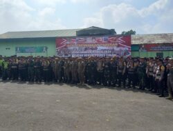 Amankan 7.088 TPS di Cimahi dan KBB, Ratusan Personel TNI dan Polri Lakukan Patroli